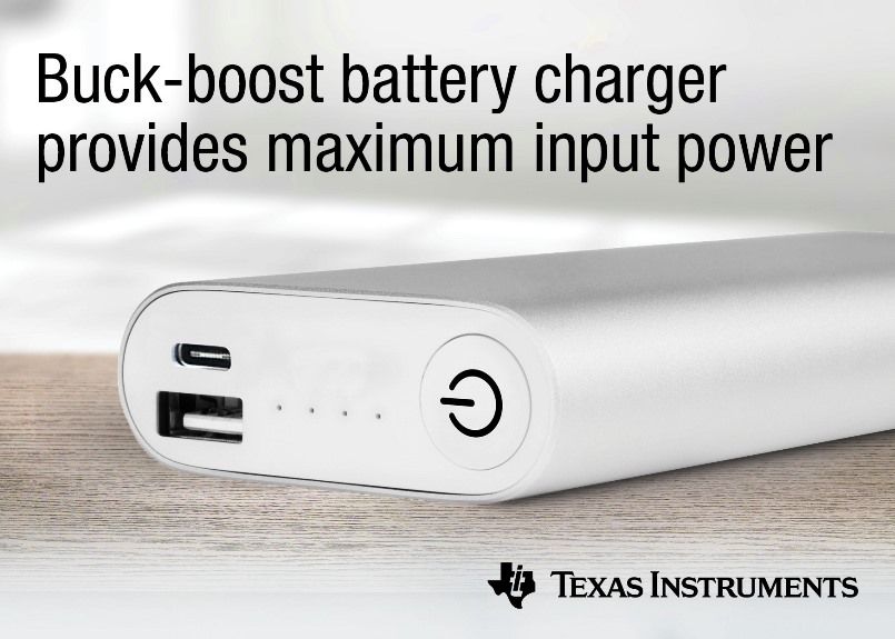 Single-Chip Buck-Boost Battery Charge Controllers Enable USB Type-C and USB Power Delivery Support